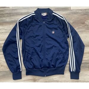 Vintage Todd 1 Track Jacket Size M – Blue‎ & White Stripes 1980s–1990s